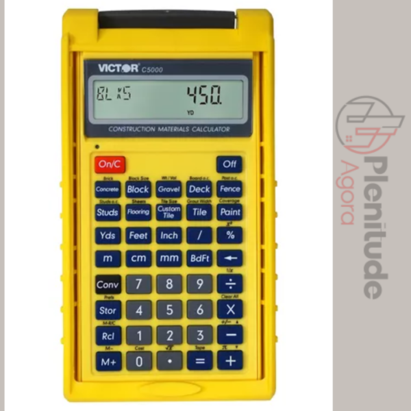 Calculadora De Materiais De Construção Victor C5000 W/ Case